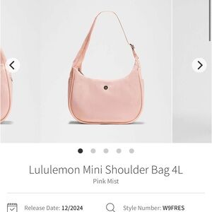 lululemon Pink Mini Shoulder Bag 4L